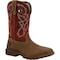 Rocky Men's Waterproof Western Boot, 9.5 M, Steel Toe, 11 in H, Tan Red, RKW0341 RKW0341 - alternate 1